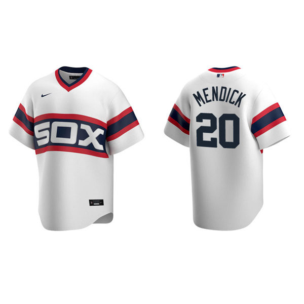 Men's Chicago White Sox Danny Mendick White Cooperstown Collection Home Jersey