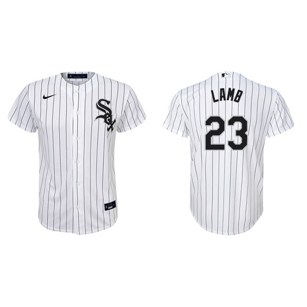 Youth Chicago White Sox Jake Lamb White Replica Home Jersey