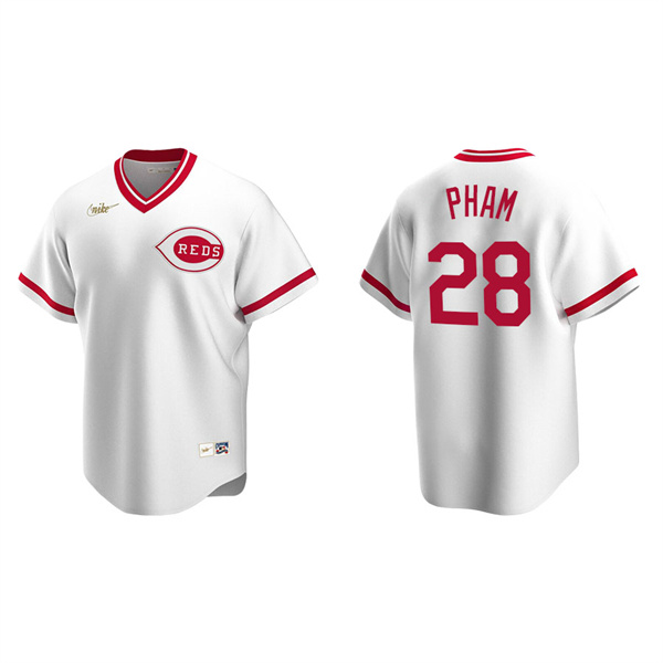 Men's Cincinnati Reds Tommy Pham White Cooperstown Collection Home Jersey