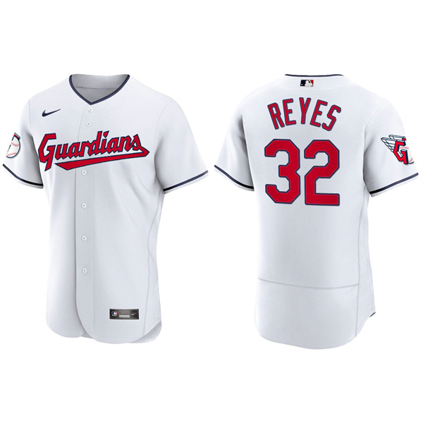Men's Cleveland Guardians Franmil Reyes 2022 Authentic White Jersey
