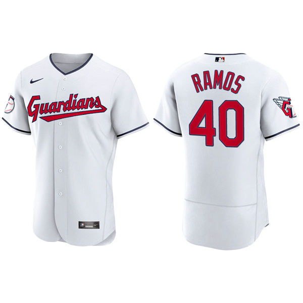 Men's Cleveland Guardians Wilson Ramos 2022 Authentic White Jersey