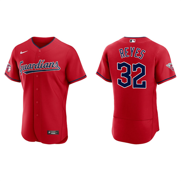 Men's Franmil Reyes Cleveland Guardians Red Alternate Authentic Jersey