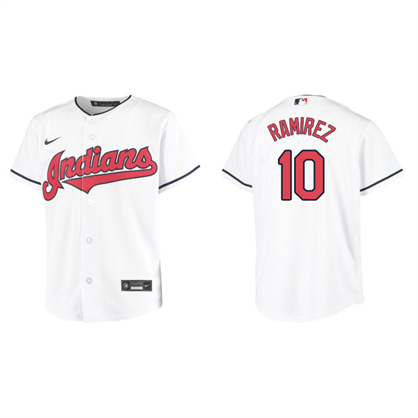 Youth Cleveland Indians Harold Ramirez White Replica Home Jersey