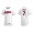 Men's Cleveland Indians Myles Straw White Authentic Home Jersey