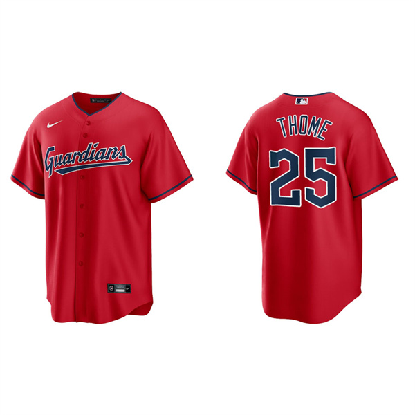 Men's Jim Thome Cleveland Guardians Red Alternate Replica Jersey