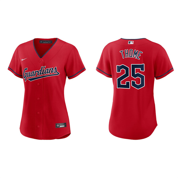 Women's Jim Thome Cleveland Guardians Red Alternate Replica Jersey