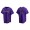 Men's Colton Welker Colorado Rockies Purple Replica Alternate Jersey