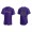 Men's Colorado Rockies Kris Bryant Purple Authentic Alternate Jersey
