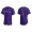 Men's Colorado Rockies Dom Nunez Purple Authentic Alternate Jersey