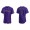Men's Colorado Rockies Garrett Hampson Purple Authentic Alternate Jersey
