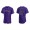 Men's Colorado Rockies Trevor Story Purple Authentic Alternate Jersey