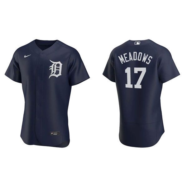 Men's Detroit Tigers Austin Meadows Navy Authentic Alternate Jersey
