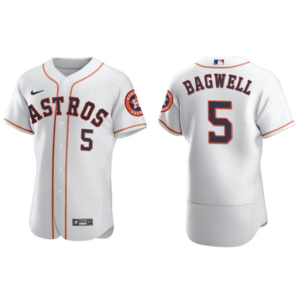 Men's Houston Astros Jeff Bagwell White Authentic Home Jersey