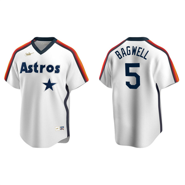 Men's Houston Astros Jeff Bagwell White Cooperstown Collection Home Jersey