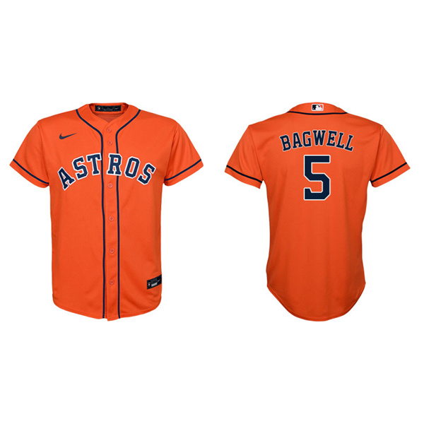 Youth Houston Astros Jeff Bagwell Orange Replica Alternate Jersey