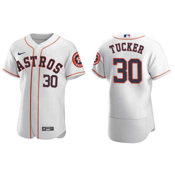 Men's Houston Astros Kyle Tucker White Authentic Home Jersey