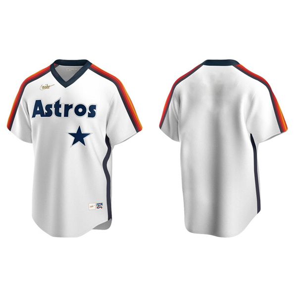 Men's Houston Astros White Cooperstown Collection Home Jersey