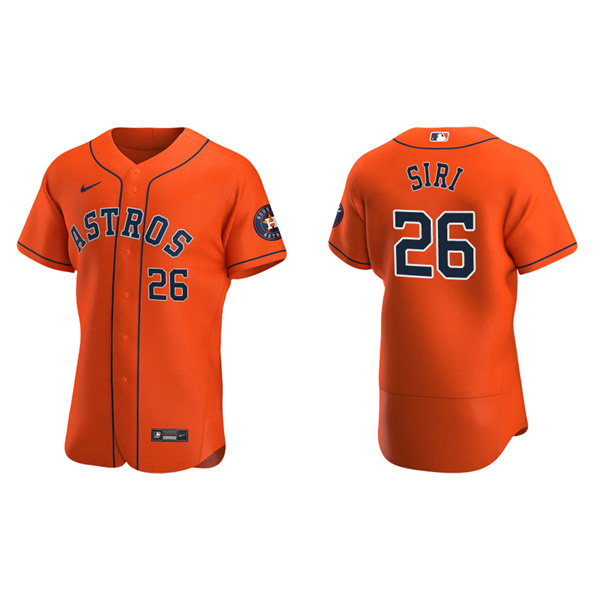 Men's Jose Siri Houston Astros Orange Authentic Alternate Jersey