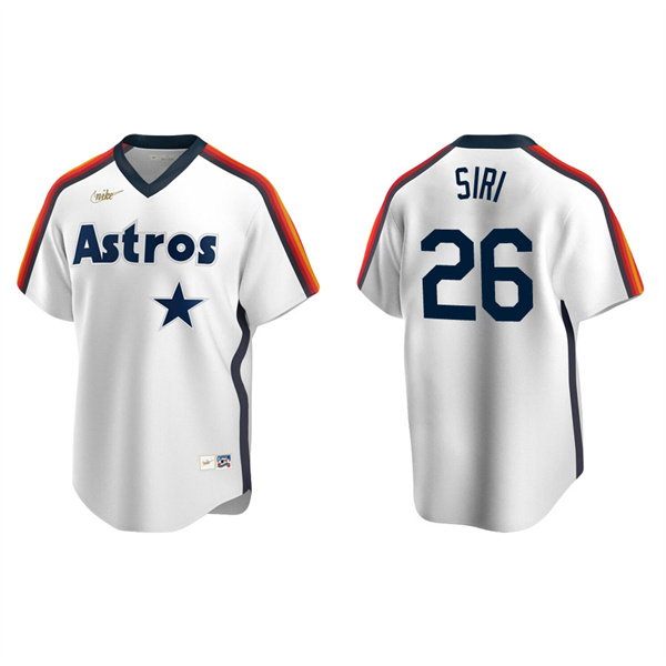 Men's Jose Siri Houston Astros White Cooperstown Collection Home Jersey