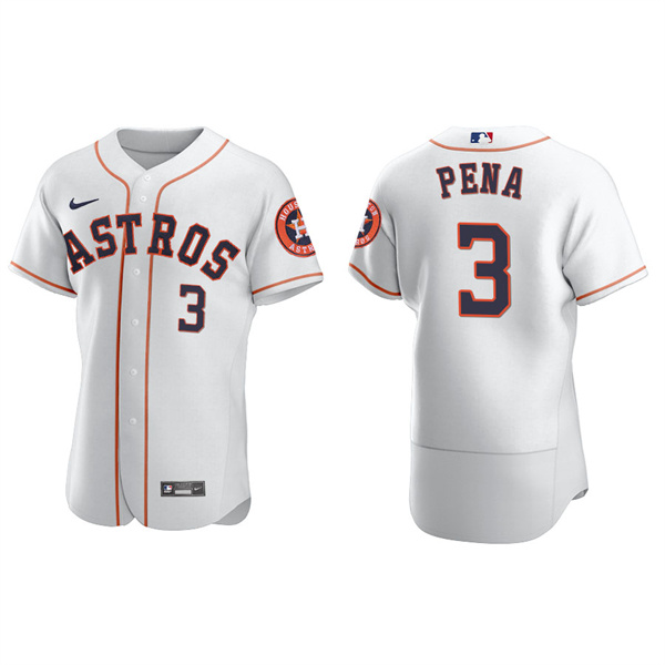 Men's Houston Astros Jeremy Pena White Authentic Home Jersey