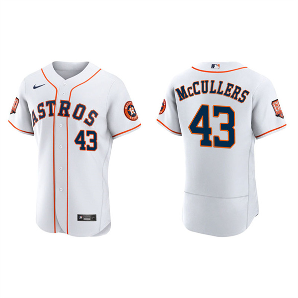 Men's Houston Astros Lance McCullers White 60th Anniversary Authentic Jersey