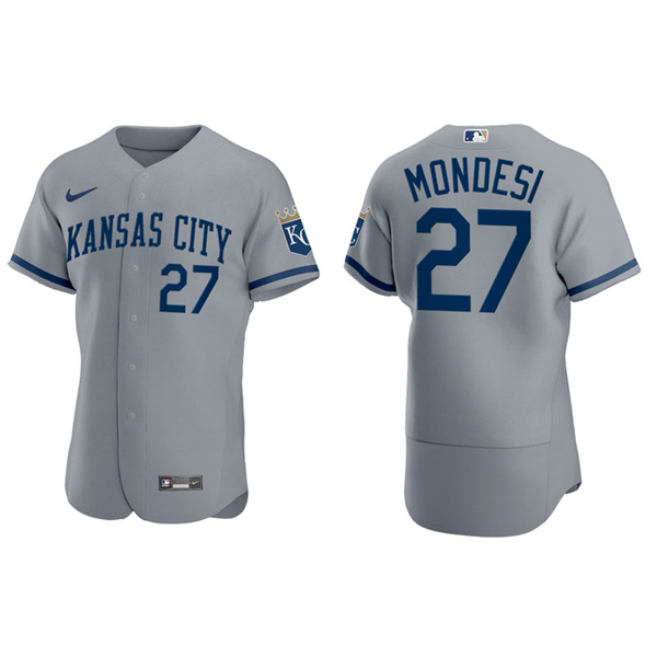Men's Adalberto Mondesi Kansas City Royals Nike Gray 2022 Authentic Jersey