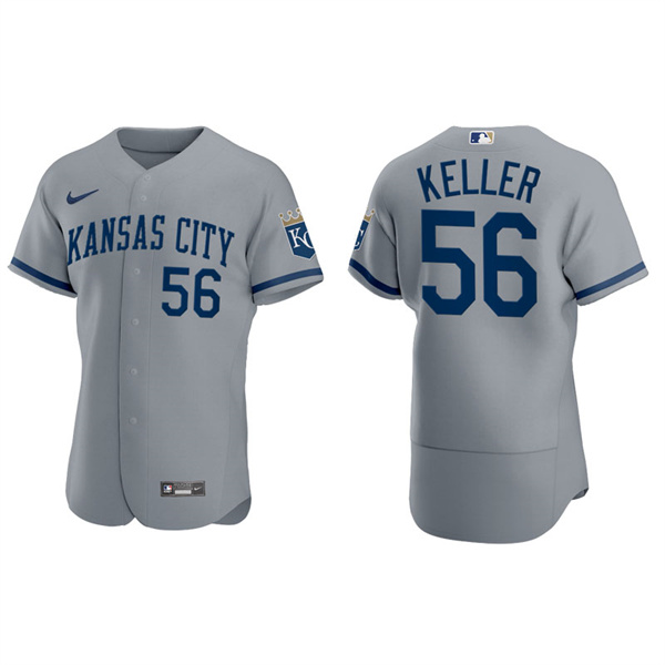 Men's Brad Keller Kansas City Royals Nike Gray 2022 Authentic Jersey