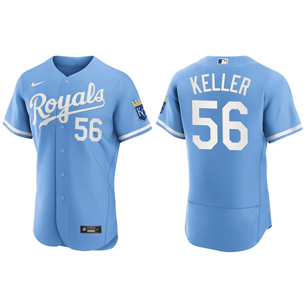 Men's Brad Keller Kansas City Royals Nike Powder Blue 2022 Authentic Jersey