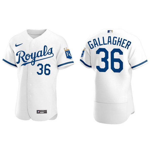 Men's Cam Gallagher Kansas City Royals Nike White Home 2022 Authentic Jersey