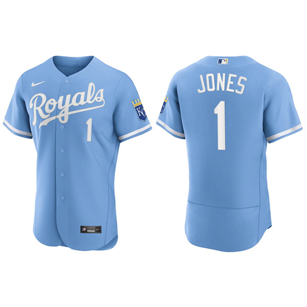 Men's JaCoby Jones Kansas City Royals Powder Blue Authentic Jersey