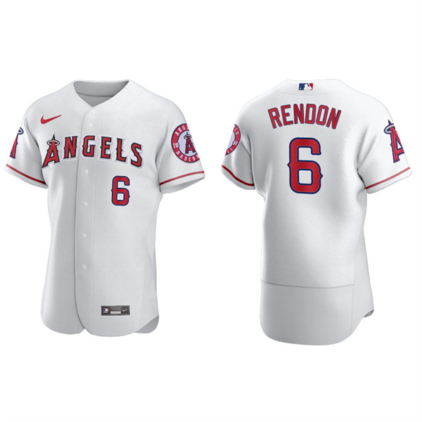 Men's Los Angeles Angels Anthony Rendon White Authentic Home Jersey