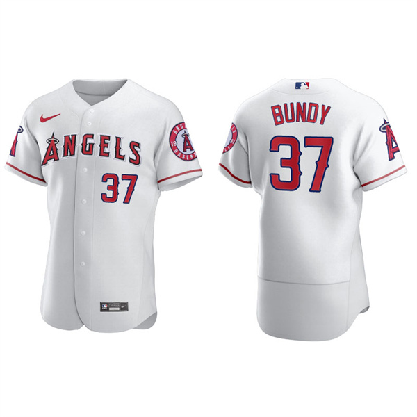 Men's Los Angeles Angels Dylan Bundy White Authentic Home Jersey
