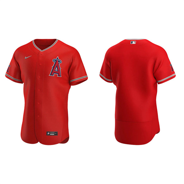 Men's Los Angeles Angels Red Authentic Alternate Jersey