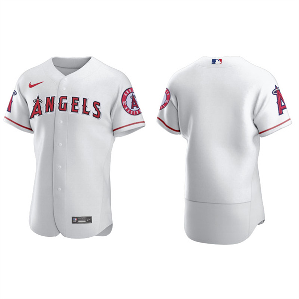 Men's Los Angeles Angels White Authentic Home Jersey