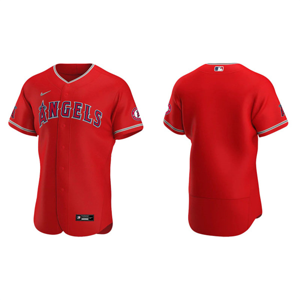 Men's Los Angeles Angels Red Authentic Jersey