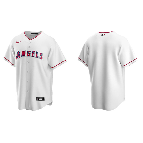 Men's Los Angeles Angels White Replica Home Jersey