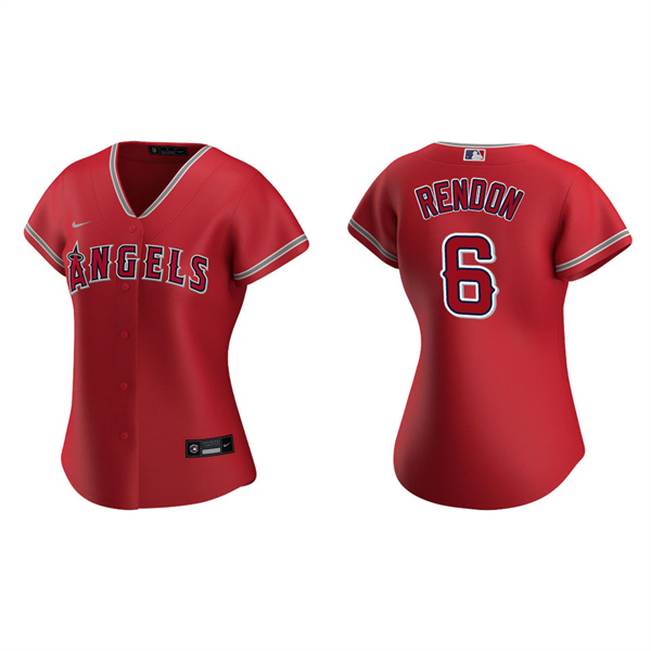 Women's Anthony Rendon Los Angeles Angels Red Replica Jersey