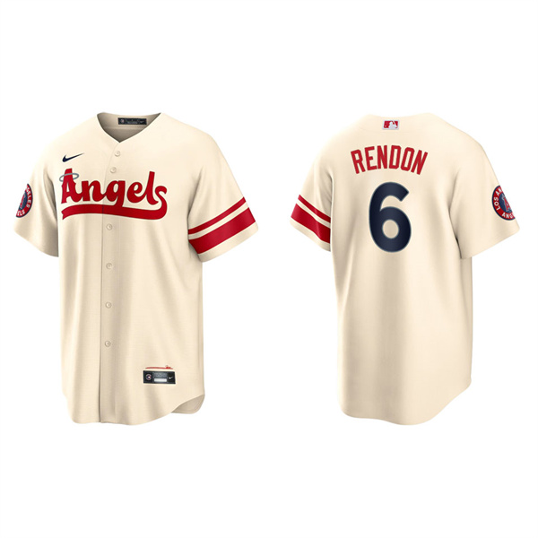 Men's Anthony Rendon Angels Cream 2022 City Connect Replica Player Jersey