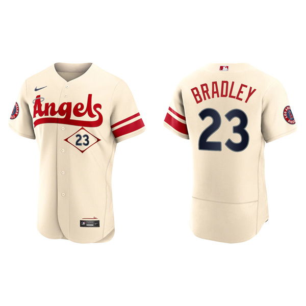 Men's Archie Bradley Angels Cream 2022 City Connect Authentic Team Jersey