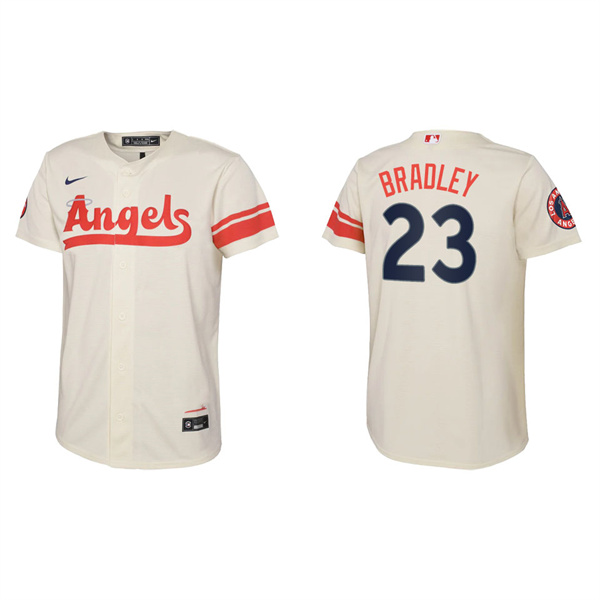 Youth Archie Bradley Angels Cream 2022 City Connect Replica Team Jersey