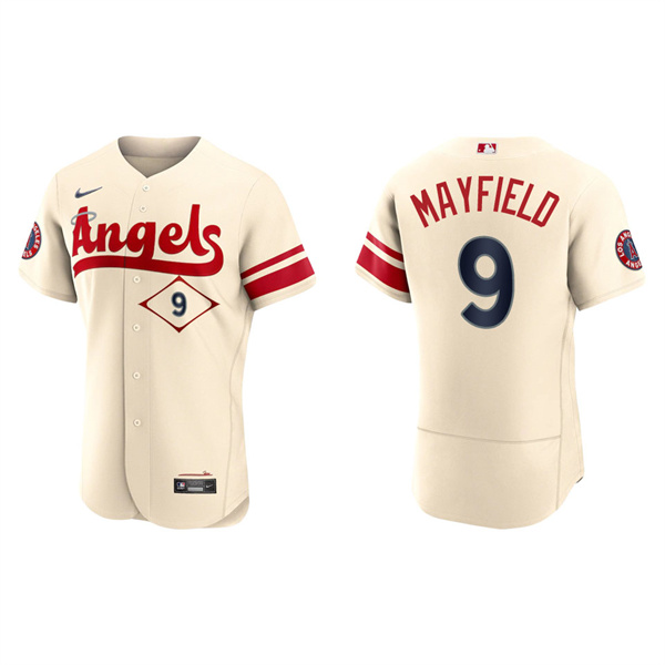 Men's Jack Mayfield Angels Cream 2022 City Connect Authentic Team Jersey