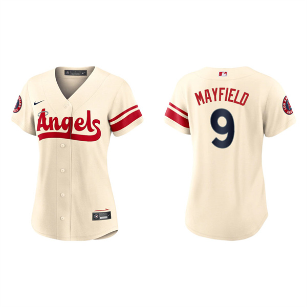 Women's Jack Mayfield Angels Cream 2022 City Connect Replica Team Jersey