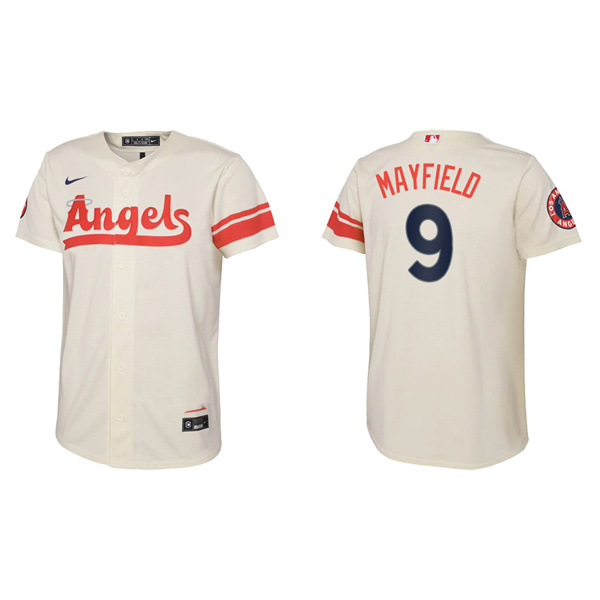 Youth Jack Mayfield Angels Cream 2022 City Connect Replica Team Jersey