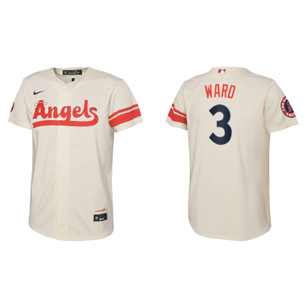 Youth Taylor Ward Angels Cream 2022 City Connect Replica Team Jersey