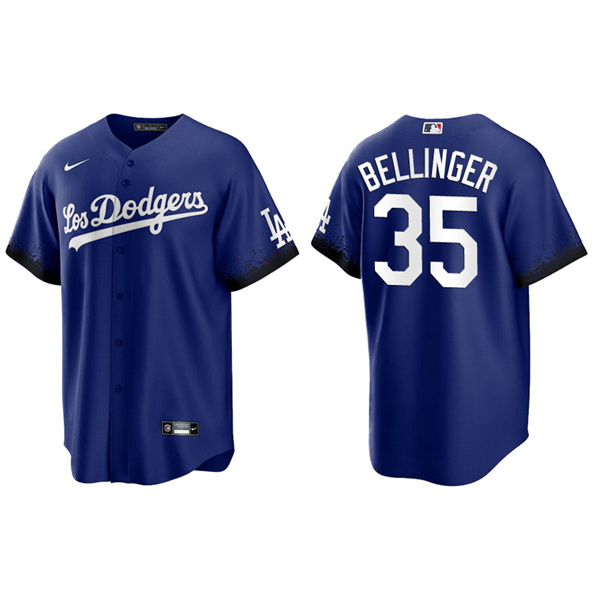 Men's Los Angeles Dodgers Cody Bellinger Royal 2021 City Connect Replica Jersey