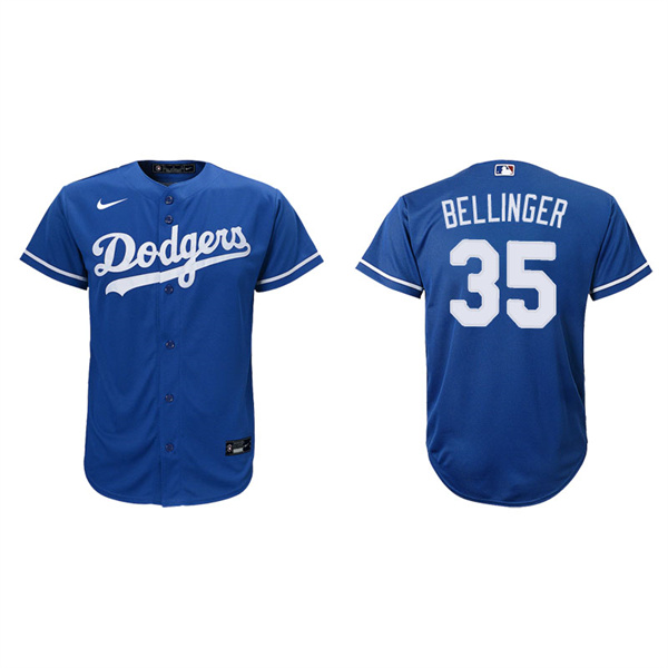 Youth Los Angeles Dodgers Cody Bellinger Royal Replica Alternate Jersey
