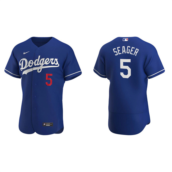 Men's Los Angeles Dodgers Corey Seager Royal Authentic Alternate Jersey