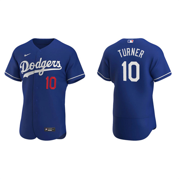 Men's Los Angeles Dodgers Justin Turner Royal Authentic Alternate Jersey