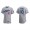 Men's Los Angeles Dodgers Justin Turner Gray Authentic Road Jersey