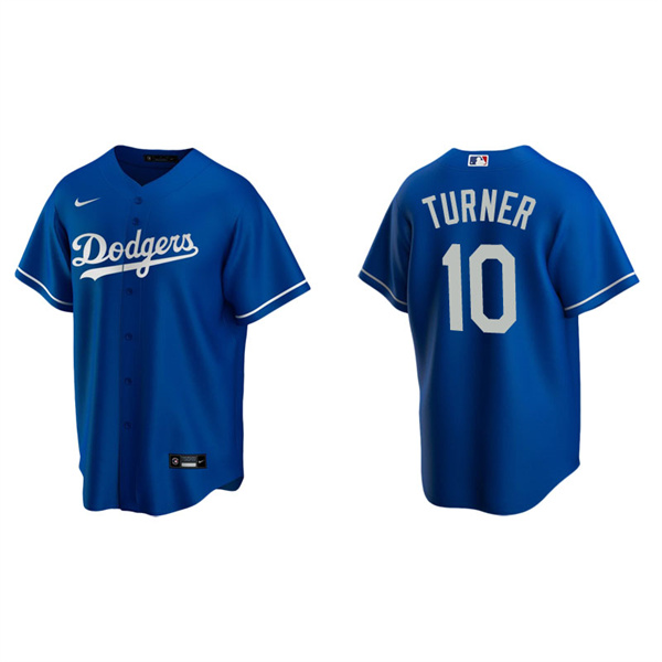 Men's Los Angeles Dodgers Justin Turner Royal Replica Alternate Jersey
